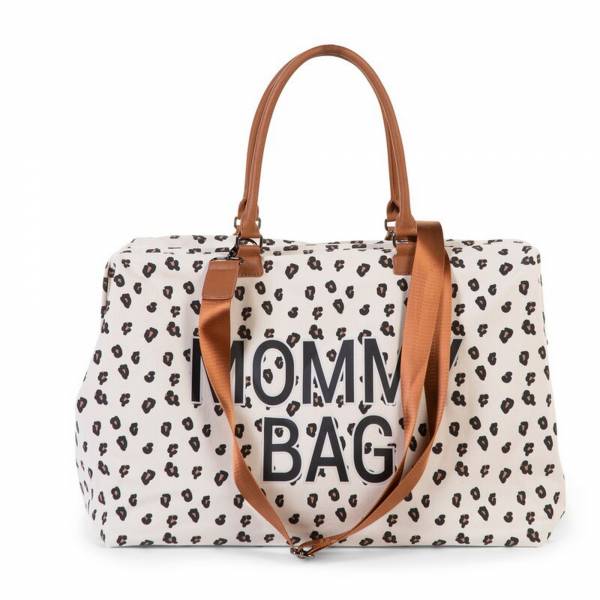 CHILDHOME Mommy Bag - Canvas Leopard
