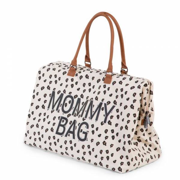 CHILDHOME Mommy Bag - Canvas Leopard