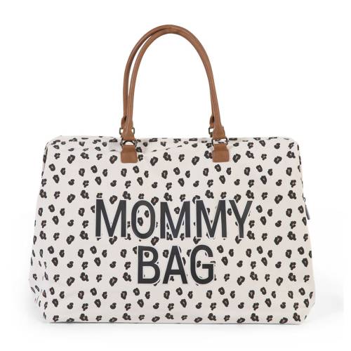 CHILDHOME Mommy Bag - Canvas Leopard