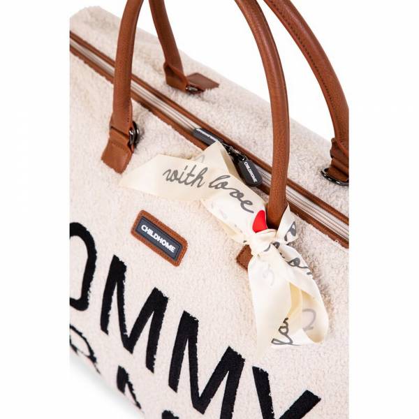 CHILDHOME Mommy Bag - Teddy Off White