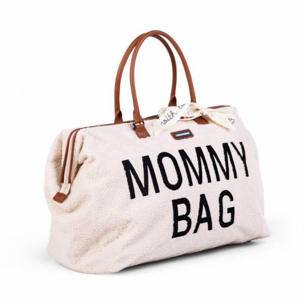 CHILDHOME Mommy Bag - Teddy Off White