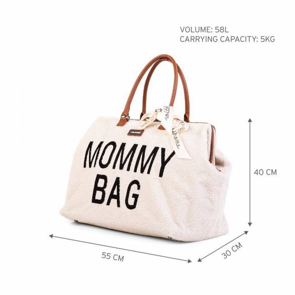 CHILDHOME Mommy Bag Big Teddy - Off White