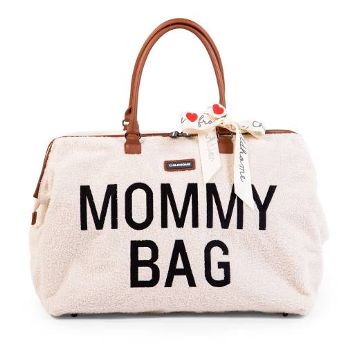 CHILDHOME Mommy Bag - Teddy Off White