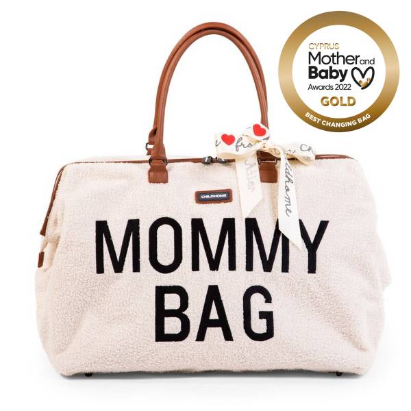 CHILDHOME Mommy Bag - Teddy Off White