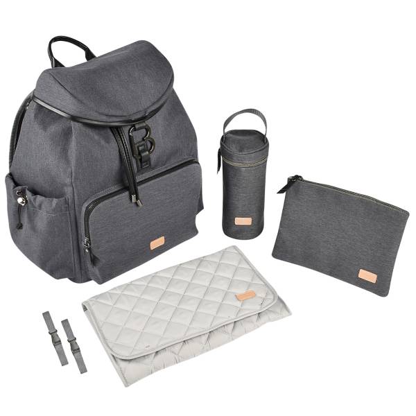 BEABA Vancouver Backpack Bag - Dark Grey