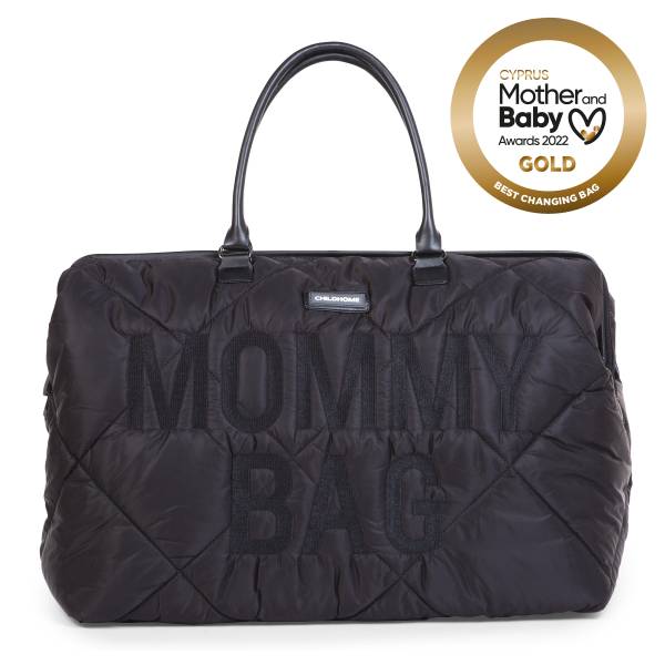 CHILDHOME Mommy Bag - Puffered Black