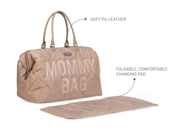 CHILDHOME Mommy Bag - Puffered Beige