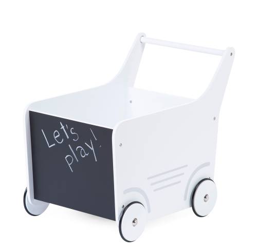 CHILDHOME Wooden Stroller - White