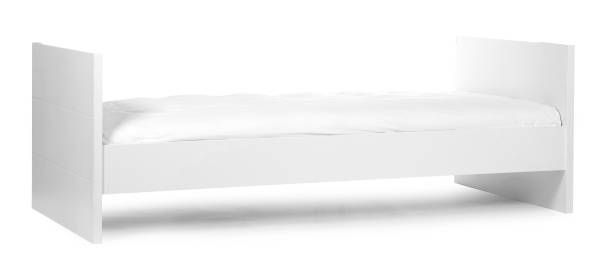 CHILDHOME QUADRO Bed Cot 70x140+Slats - White S