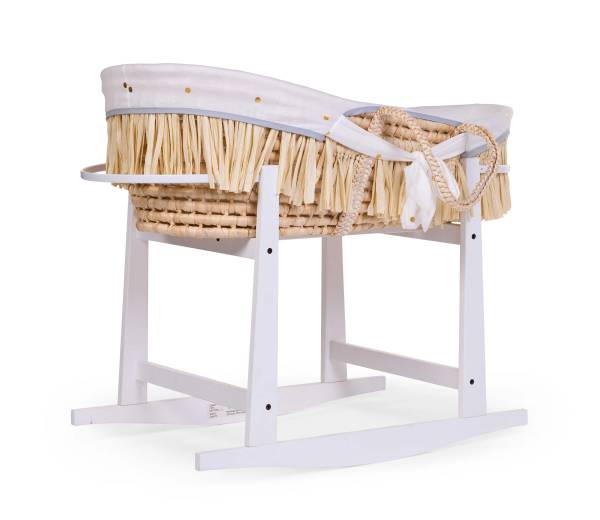 CHILDHOME Moses Basket Rocking Stand - White 