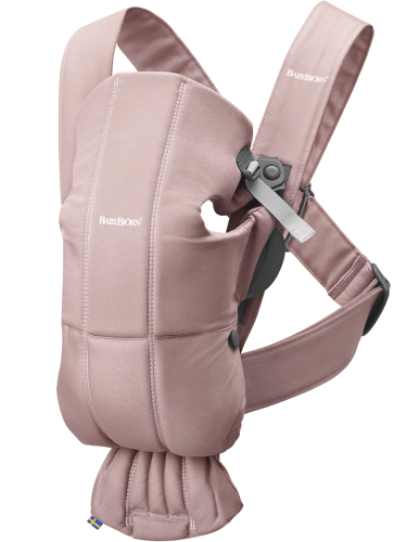 BABYBJORN Carrier Mini - Cotton Dusty Pink