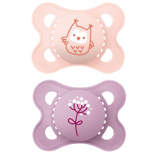 MAM Soother Original Elements Matt 0-6 - Girl