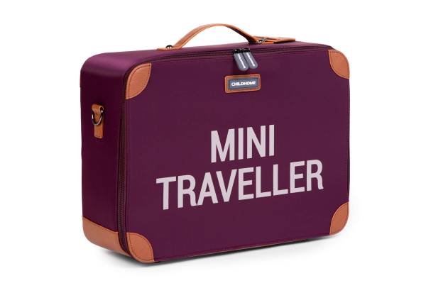 CHILDHOME Mini Traveller Kids Suitcase - Aubergine S