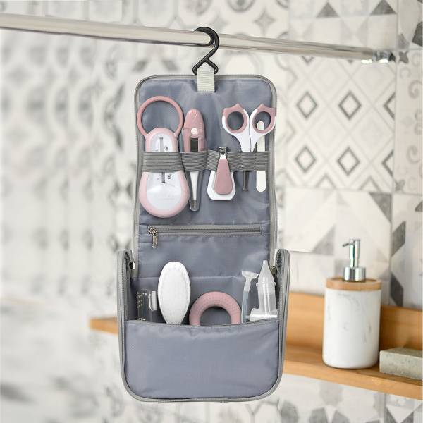 BEABA Toiletry Hanging Bag - Old Pink