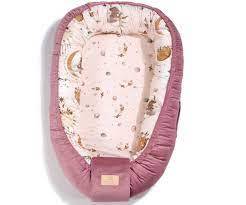 LA MILLOU Baby Nest Fly me to the Moon Mulberry