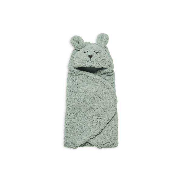 JOLLEIN Wrap Blanket Bunny - Ash Green
