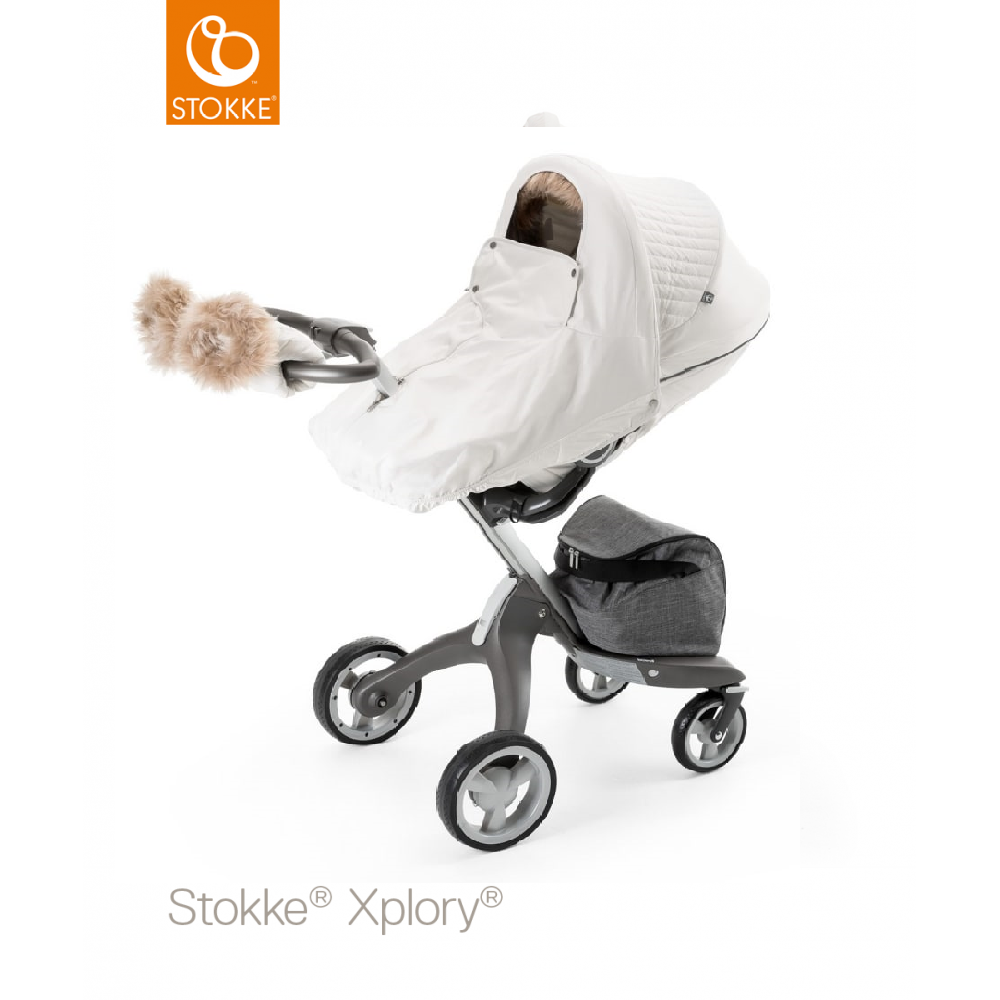 stokke stroller winter kit pearl white