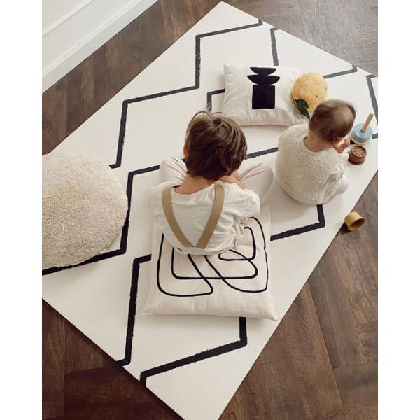 Eeveve Play Mat - Beni Ecru Black