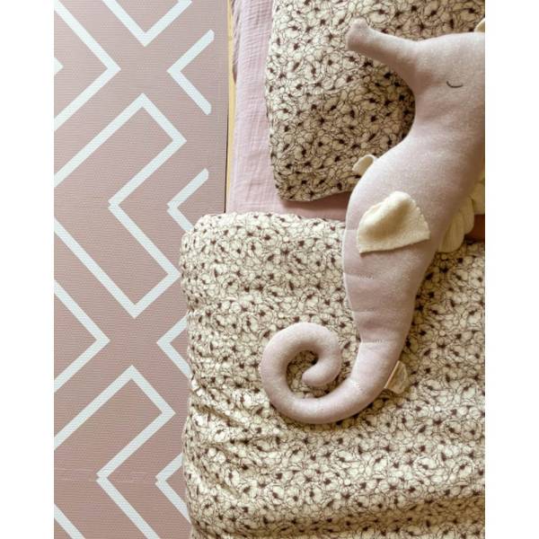 Eeveve Play Mat - Modern Blocks Old Pink