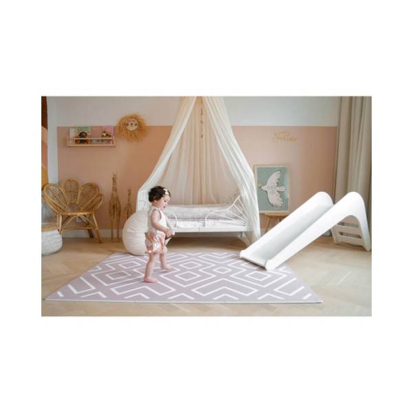 Eeveve Play Mat - Modern Blocks Old Pink