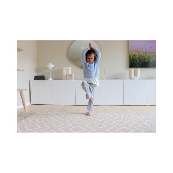 ✨ Tapis Mousse Bébé Eeveve - Modern Blocks, Desert Sand