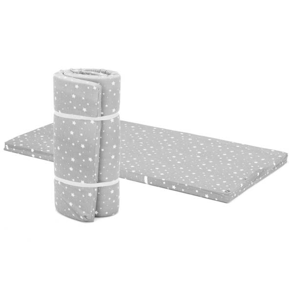 FILLIKID Mattress for Travel Cot - Star Grey