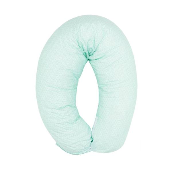 FILLIKID Nursing Pillow Luxe 190cm - Mint Triangle