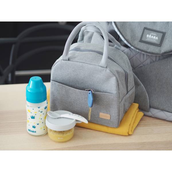 BEABA Isothermal Lunch Bag - Heather Grey