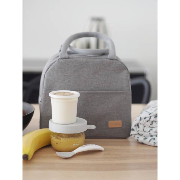 BEABA Isothermal Lunch Bag - Heather Grey