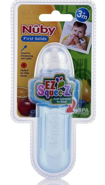 NUBY Easy Squeezy Silicon Feeder 