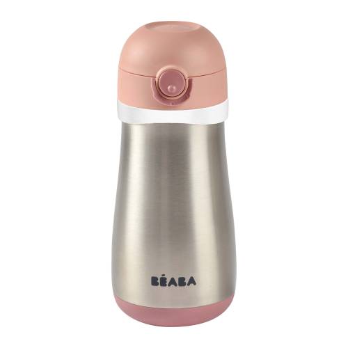 BEABA Stainless Steel Bottle Spout 350ml - Old Pink