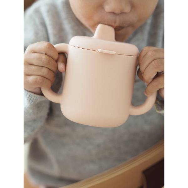 BEABA Silicone Learning Cup - Pink