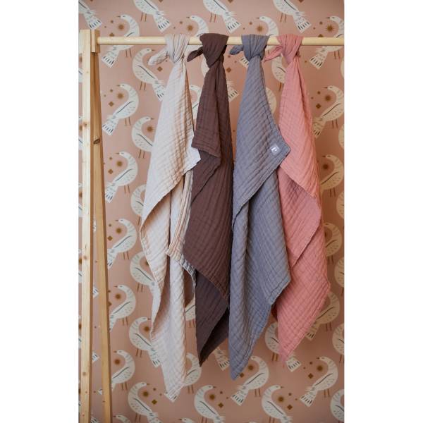 JOLLEIN Blanket 75x100 Wrinkled Cotton - Nougat