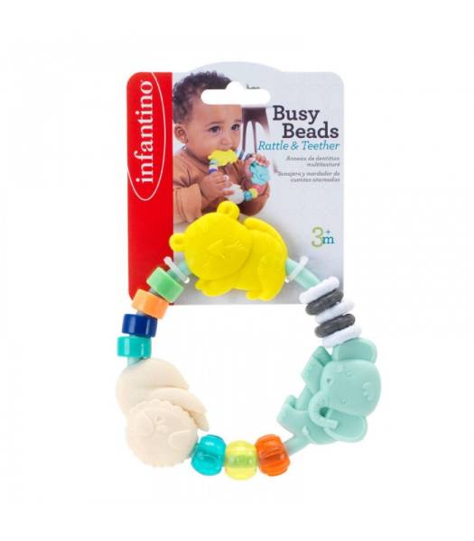 INFANTINO Rattle & Teether Busy Beads