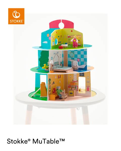 STOKKE MuTable Scenarios - Dolls Wooden Playhouse