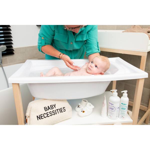 CHILDHOME Changing Table & Bath with Wheels