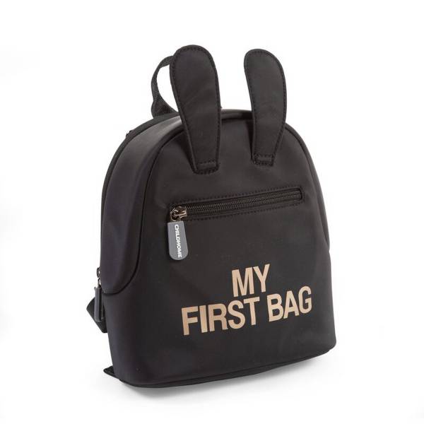 CHILDHOME Kids My First Bag - Black/Gold