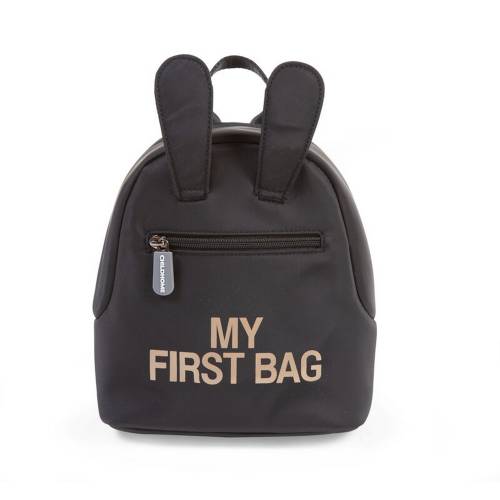 CHILDHOME Kids My First Bag - Black/Gold