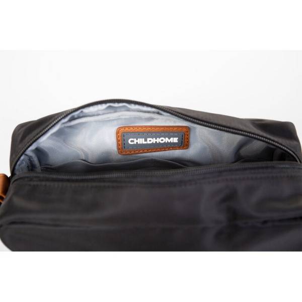 CHILDHOME Momlife Toiletry Bag - Black/Gold