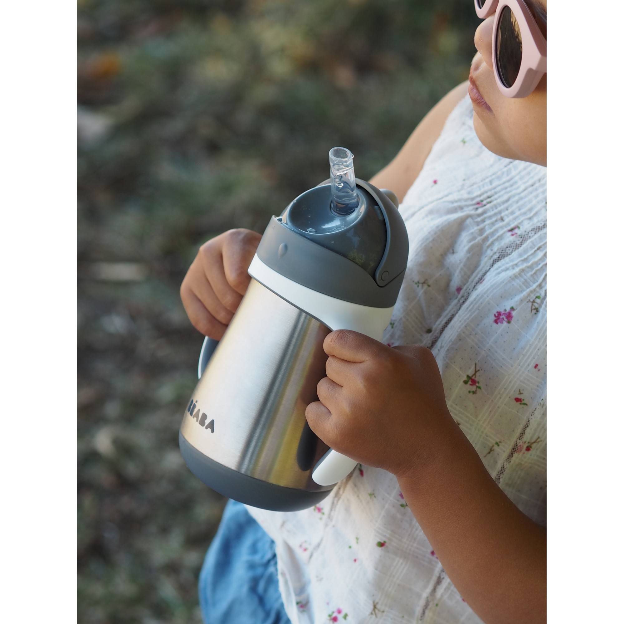 Beaba Straw Sippy Cup Sippy Cup with Removable Handles Sippy Cup with Straw  Baby Straw Cup