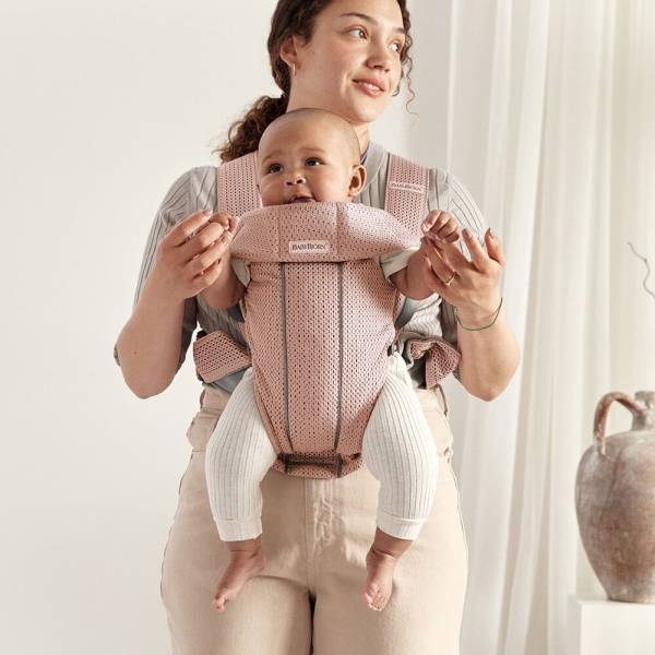 BABYBJORN Carrier Mini - 3D Mesh Dusty Pink