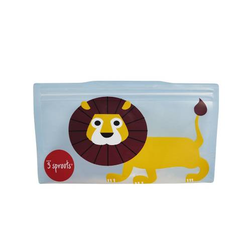 3 SPROUTS Reusable Snack Bag x 2pcs - Lion