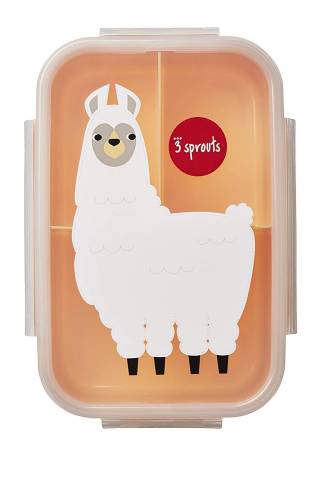 3 SPROUTS Lunch Bento Box - Llama