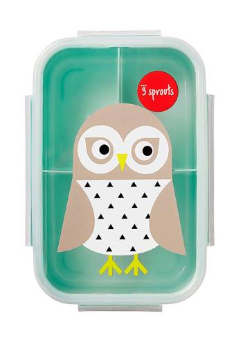 3 SPROUTS Lunch Bento Box - Owl