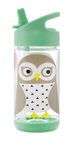 3 SPROUTS Water Bottle - Owl