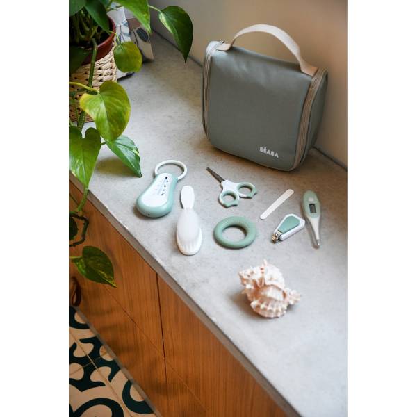 BEABA Toiletry Hanging Bag - Sage Green