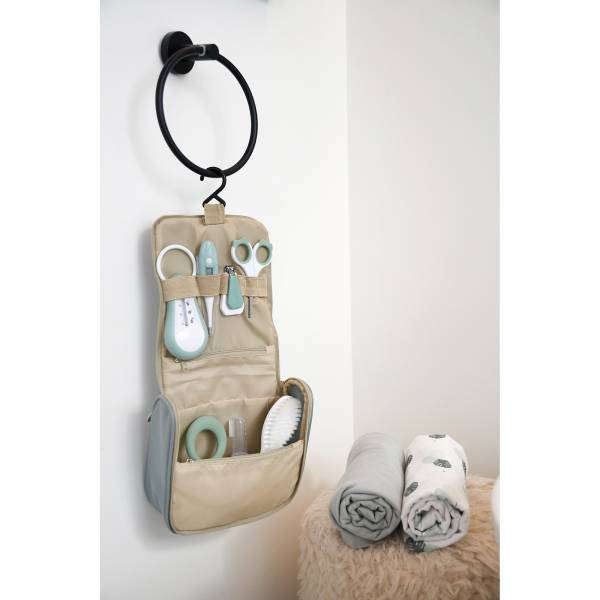 BEABA Toiletry Hanging Bag - Sage Green