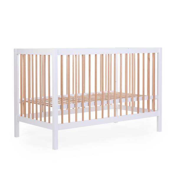 CHILDHOME Bed Cot 97 60x120 - White/Natural