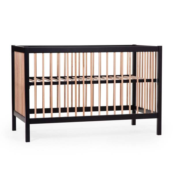 CHILDHOME Bed Cot 97 60x120 - Black/Natural