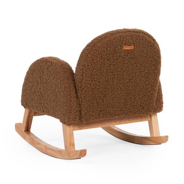 CHILDHOME Kids Rocking Chair - Teddy/Brown Natural